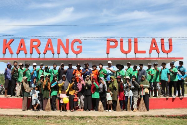 PAC LDII Karang Pulau Gelar Gotong Royong Sambut HUT ke-80 RI