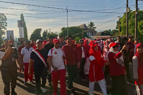DPD LDII Bengkulu Utara Hadiri Jalan Sehat HUT ke-80 RI Bersama Kemenag
